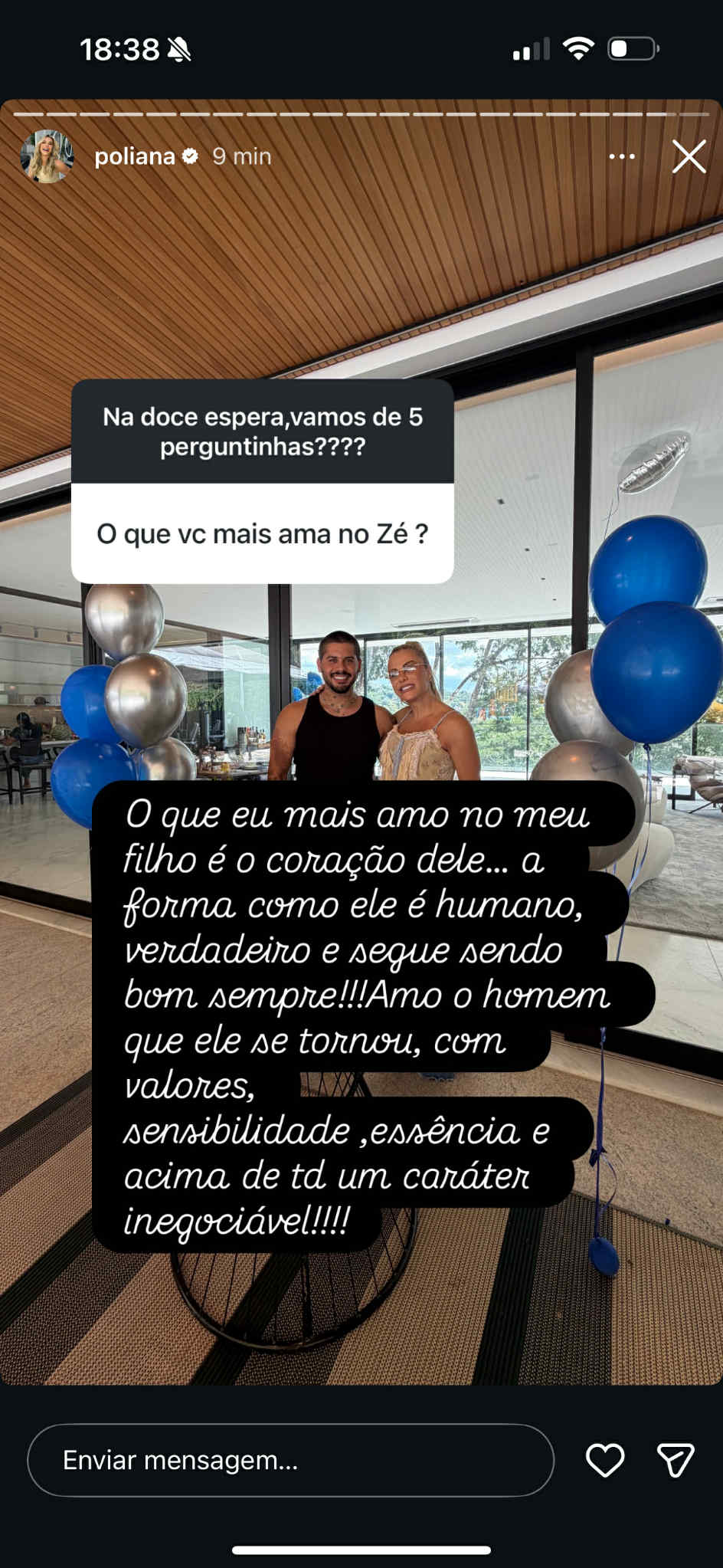 Poliana responde a perguntas - Foto: Reprodução/Instagram