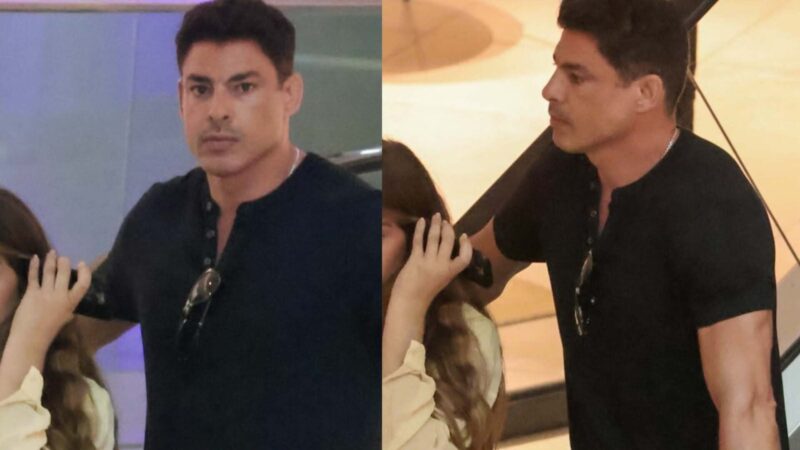Cauã Reymond com a filha- Fotos Dan Delmiro / agnews