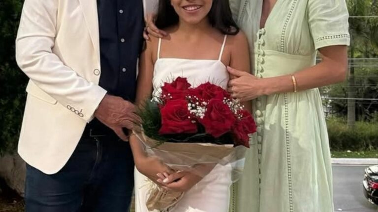 Aos 11 anos, filha de apresentadora e dono de emissora faz decisão religiosa: ‘Fé’