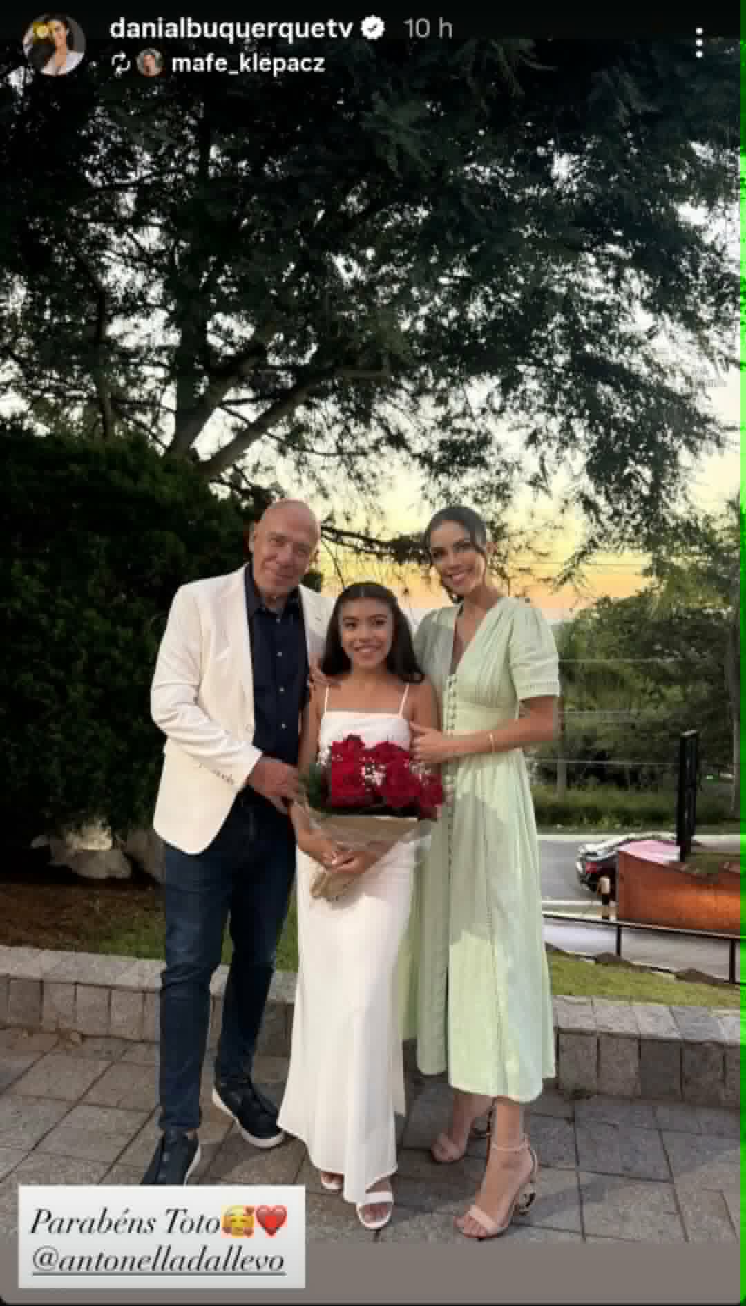 Filha de Daniela Albuquerque faz primeira comunhão - Foto: Reprodução/Instagram