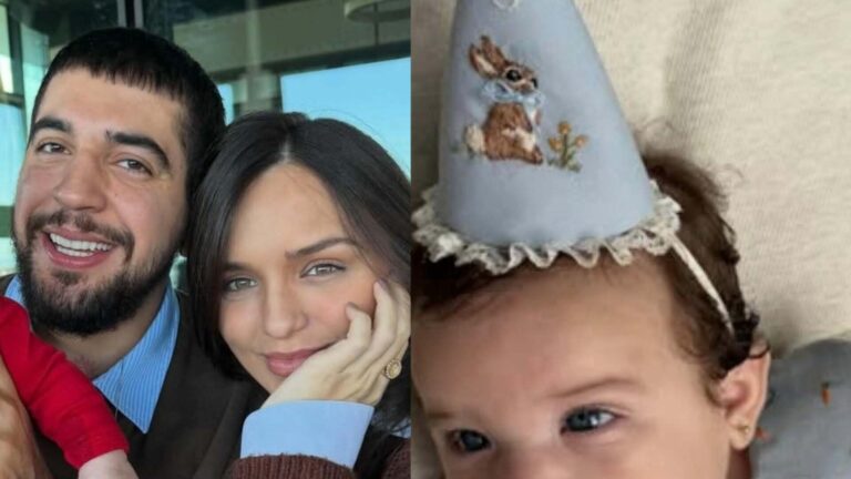 Filha de Rafa Kalimann e Nattan celebra três meses em clima de Páscoa