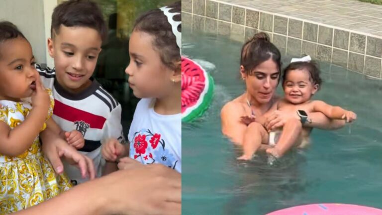 Filha de Zezé Di Camargo se encontra com as irmãs e os sobrinhos