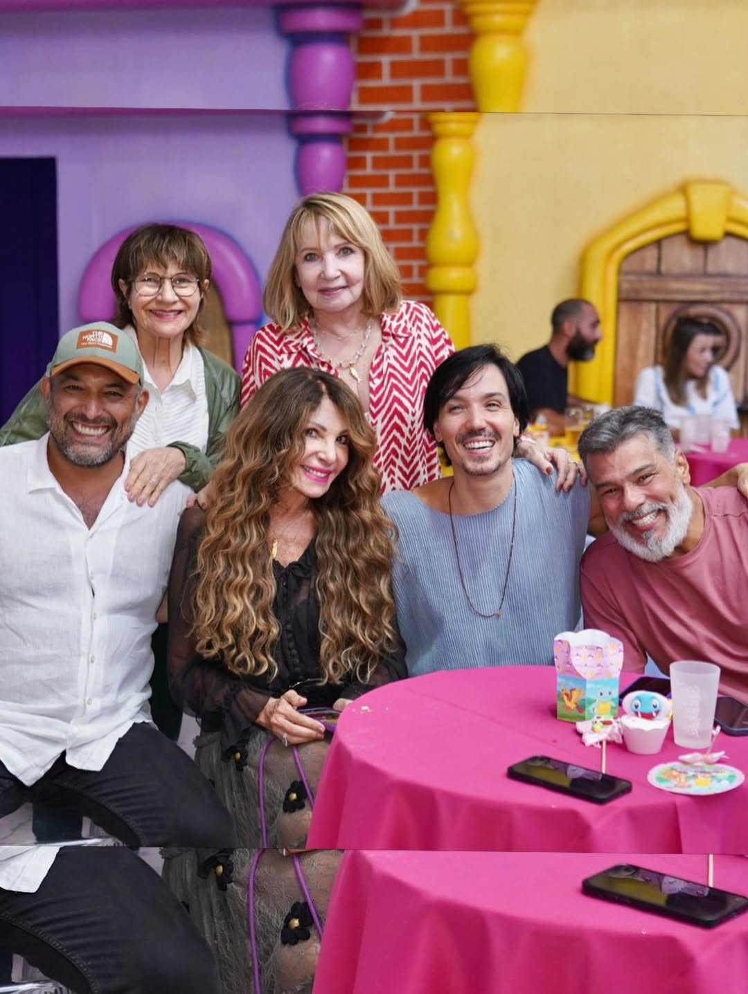 Elba Ramalho e Mauricio Mattar se reúnem na festa de 6 anos da neta, Esmeralda - Foto: Reprodução / Instagram @luayvys @fotoarthifilmes