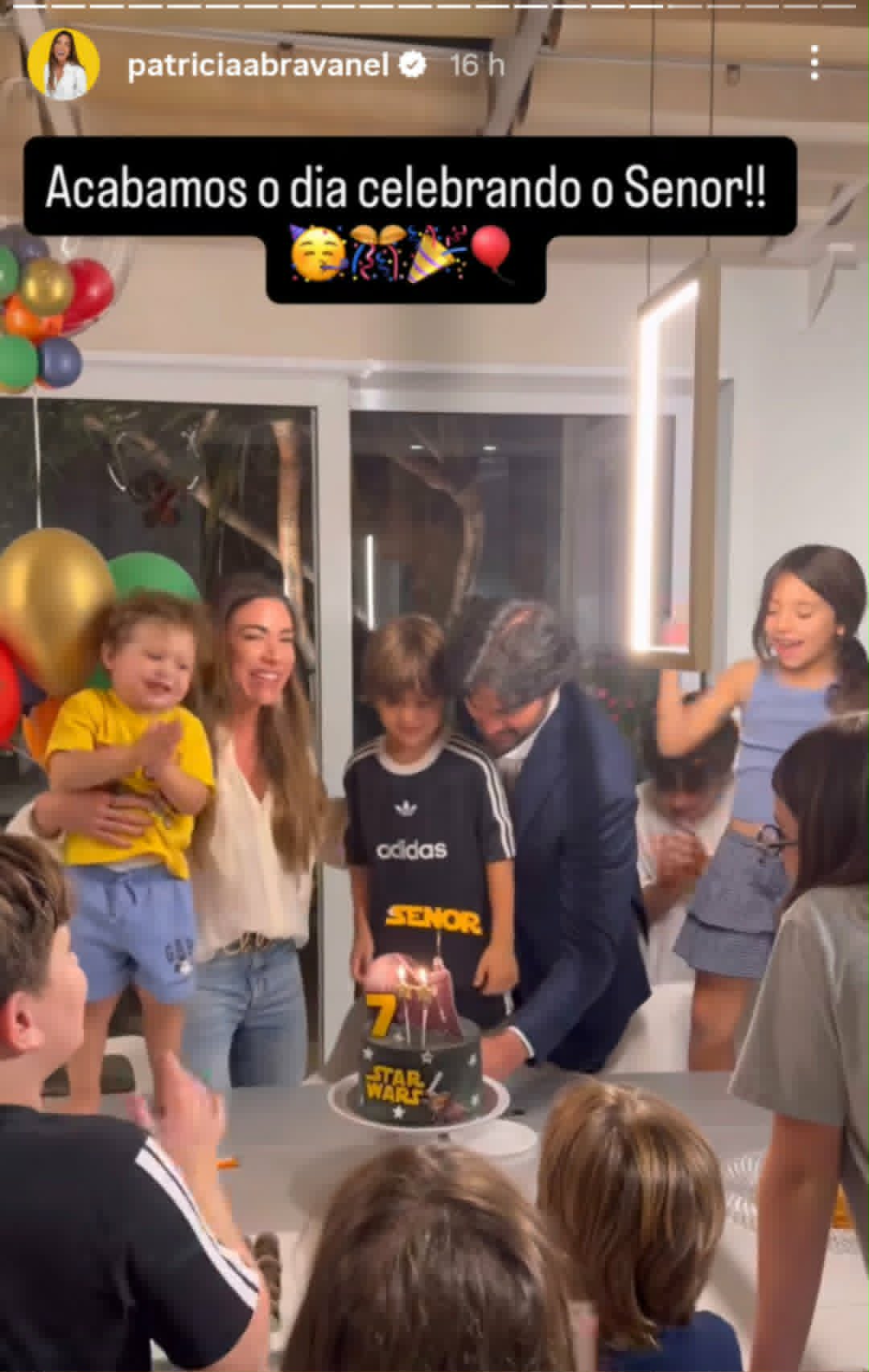 Filho de Rebeca Abravanel causa no aniversário do caçula de Patricia Abravanel - Foto: Reprodução/Instagram