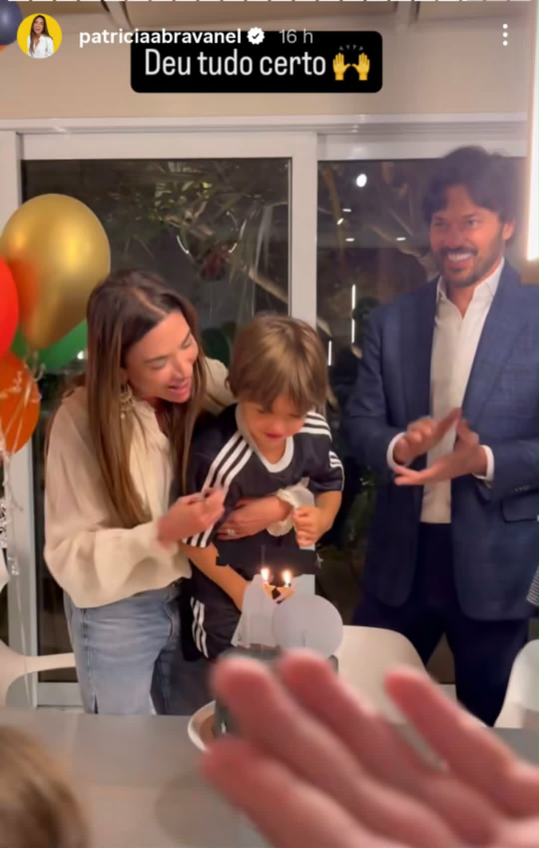 Filho de Rebeca Abravanel causa no aniversário do caçula de Patricia Abravanel - Foto: Reprodução/Instagram