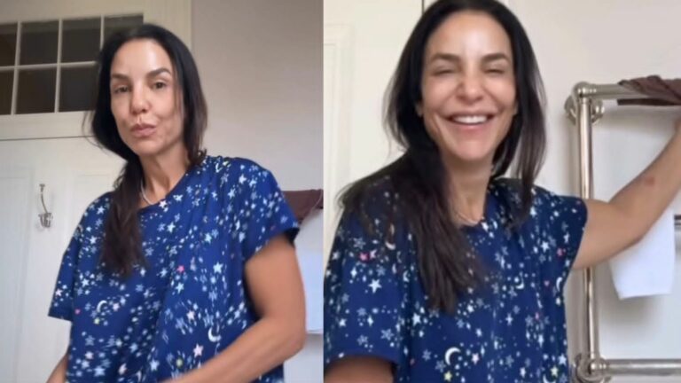 Ivete Sangalo deixa escapar detalhe de sua intimidade ao fazer vídeo no banheiro