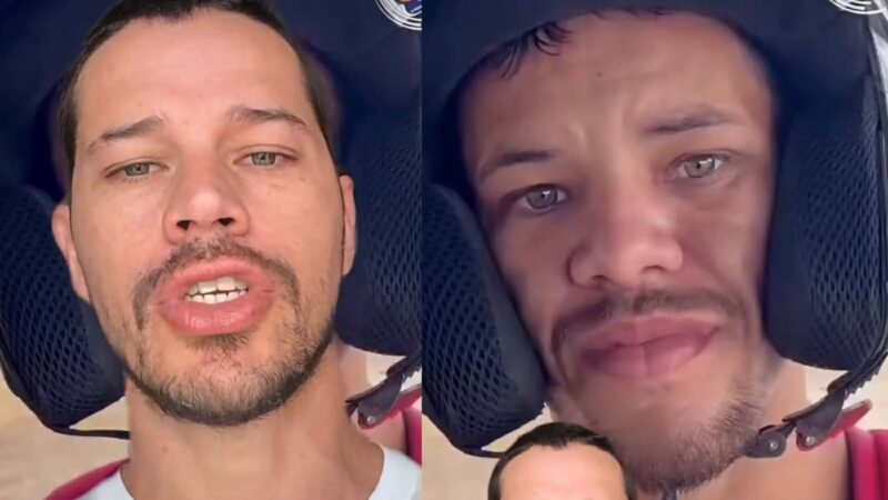 José Loreto se choca ao ver homem que é igual a ele: ‘Separados na maternidade?’