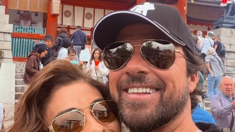 Aos 47 anos, atriz famosa exibe fotos de sonho realizado com o marido