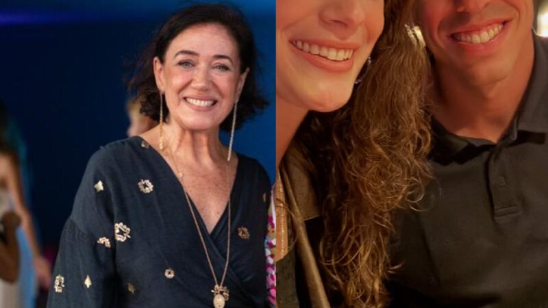 Filha de Lilia Cabral, Giulia Bertolli compartilha cliques raros com o namorado — Foto: Reprodução/Instagram