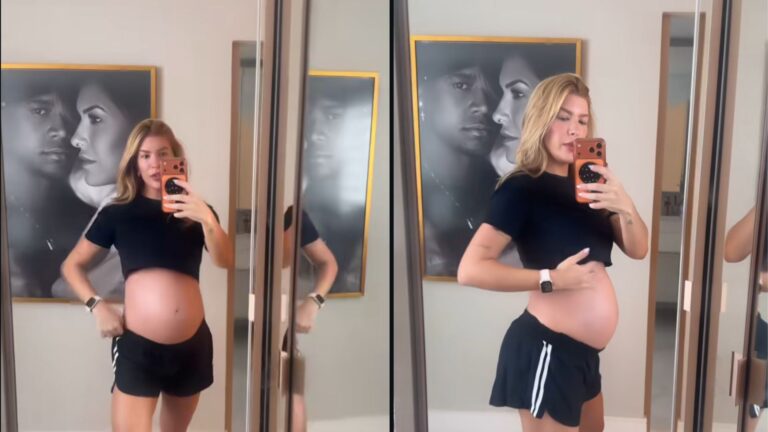 Grávida, Lore Improta revela quantos kg ganhou e desabafa