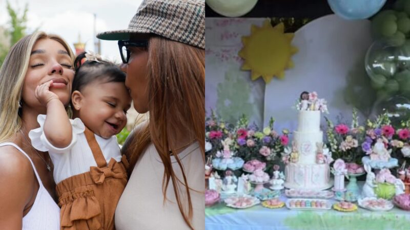 Filha de Ludmilla e Brunna Gonçalves ganha festa temática encantadora ao completar 11 meses