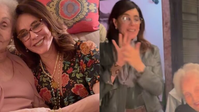 Christiane Torloni celebra aniversário de 97 anos da mãe famosa: ‘Benção divina’