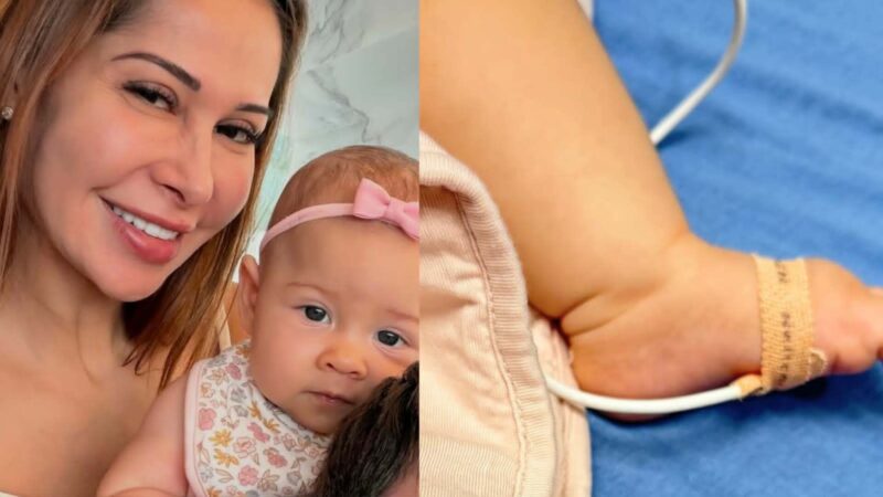 Após pedir orações, Maíra Cardi mostra foto da filha internada: ‘Madrugadas intensas’