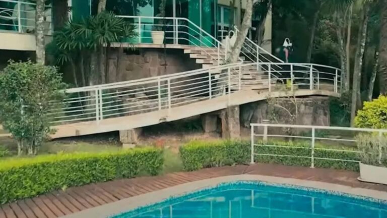 Aos 42 anos, apresentadora da Globo vive em mansão cercada pela natureza em São Paulo