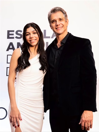 Marcio Garcia e a filha - Foto: @andreasantarosagarcia