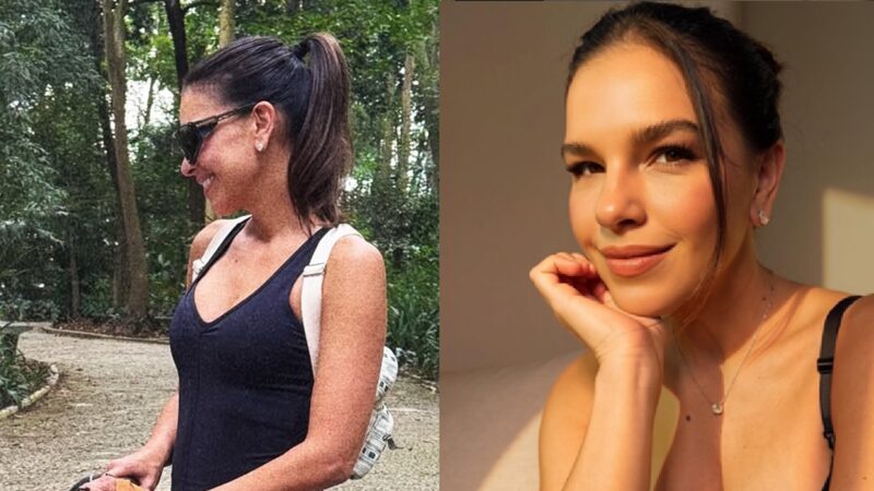Aos 4 meses, filho de Mariana Rios rouba a cena em foto de passeio com a mãe