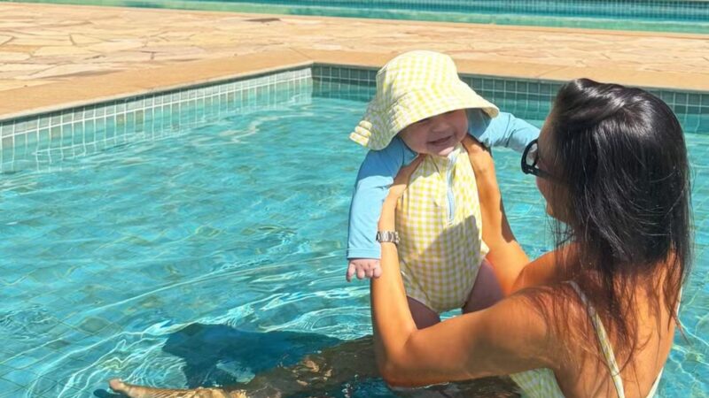 Cresceu! Mariana Rios surge em registro inédito com o filho