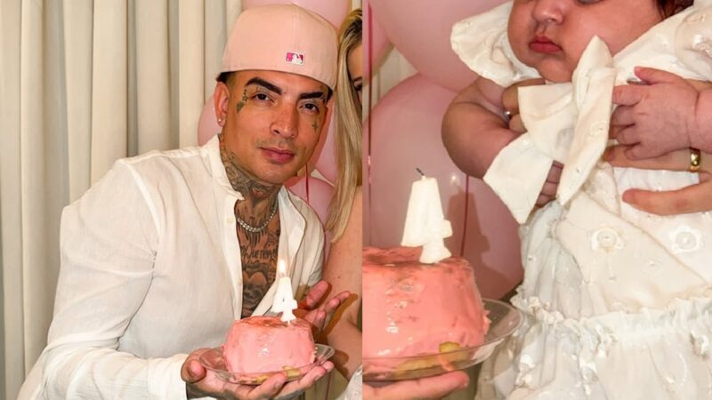 MC Guimê e Fernanda Stroschein celebram 4 meses da filha - Foto: Reprodução / Instagram @mcguime