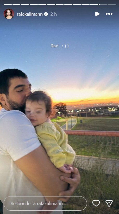 Nattan com a filha, Zuza Helena - Foto: Reprodução / Instagram @rafakalimann