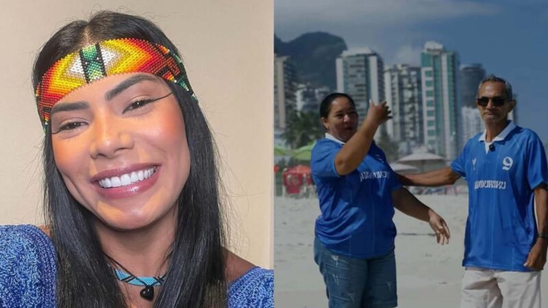 Pais de Marciele do BBB 26 visitam o mar pela primeira vez: ‘Realizaram o sonho’