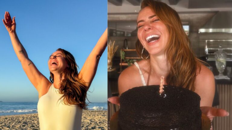 Aos 44 anos, Paolla Oliveira abre álbum de aniversário