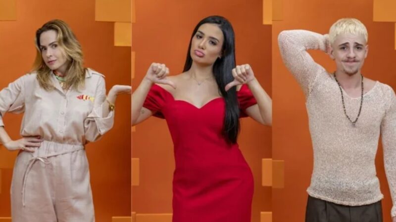 Enquete BBB 26 atualizada: quem deve sair entre Ana Paula, Jordana e Juliano?