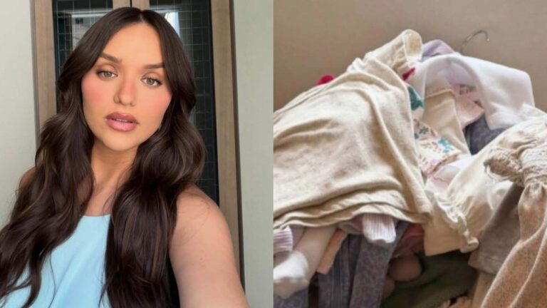 Rafa Kalimann chama a atenção ao mostrar doação de roupas da filha: ‘Primeira leva’