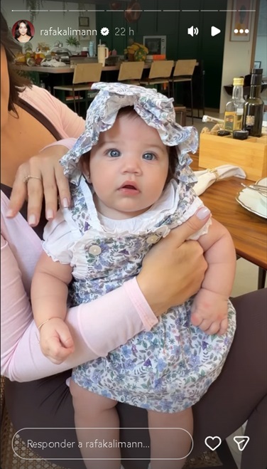 Rafa Kalimann mostra a filha - Foto: Instagram