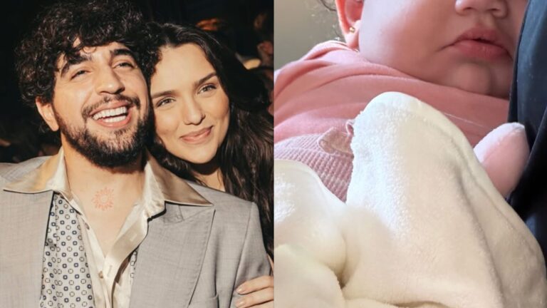 Parece com quem? Beleza da filha de Rafa Kalimann e Nattan rouba a cena em foto inédita: ‘Uma boneca’