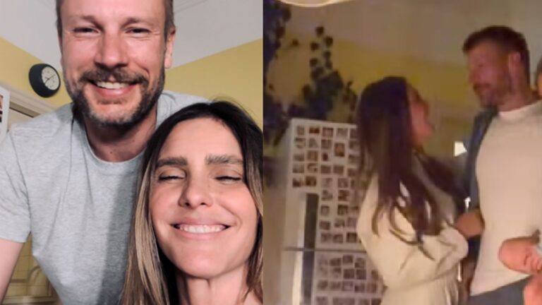 Os três filhos de Rodrigo Hilbert roubam a cena em surpresa de aniversário para o pai: ‘Família linda’