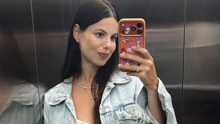 Sthefany Brito impressiona ao exibir o barrigão de 34 semanas: ‘Neném bem agitado’