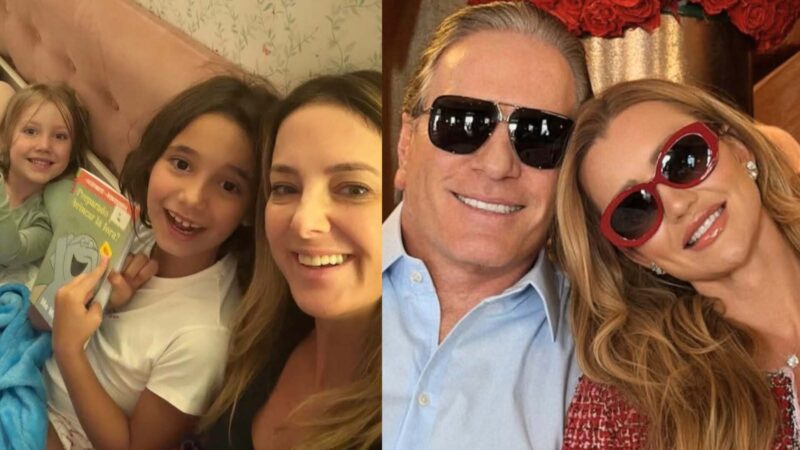 Ticiane Pinheiro recebe filha de Roberto Justus e Ana Paula Siebert para dormir em sua casa