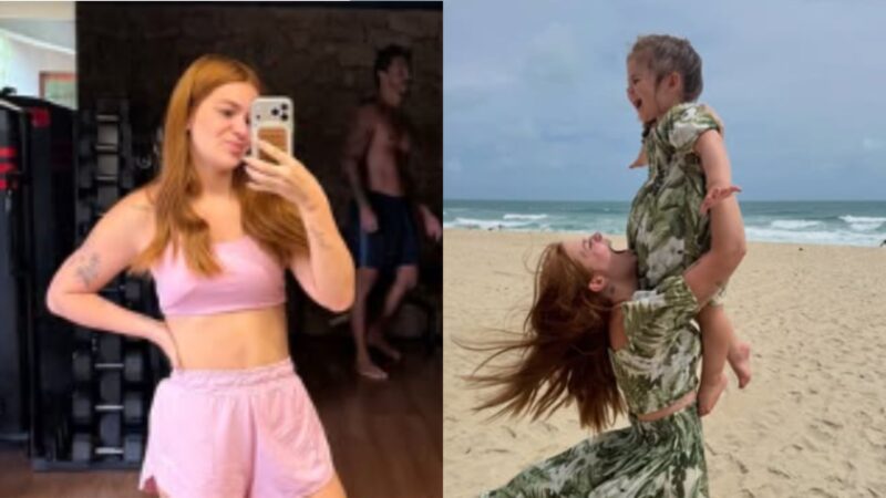 Viih Tube mostra maneira surpreendente de manter a rotina fitness ao lado dos filhos