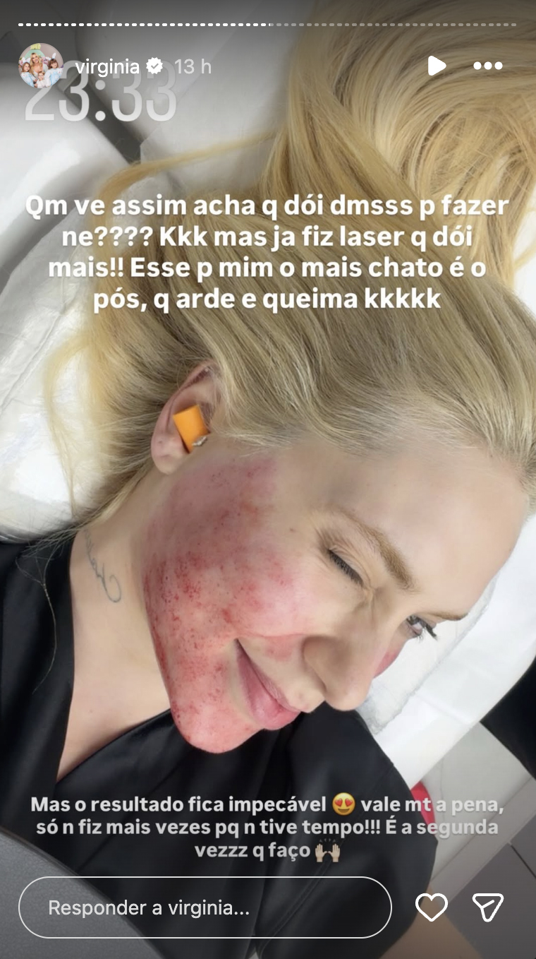 Virginia faz tratamentos estéticos em Goiânia - Foto: Reprodução / Instagram