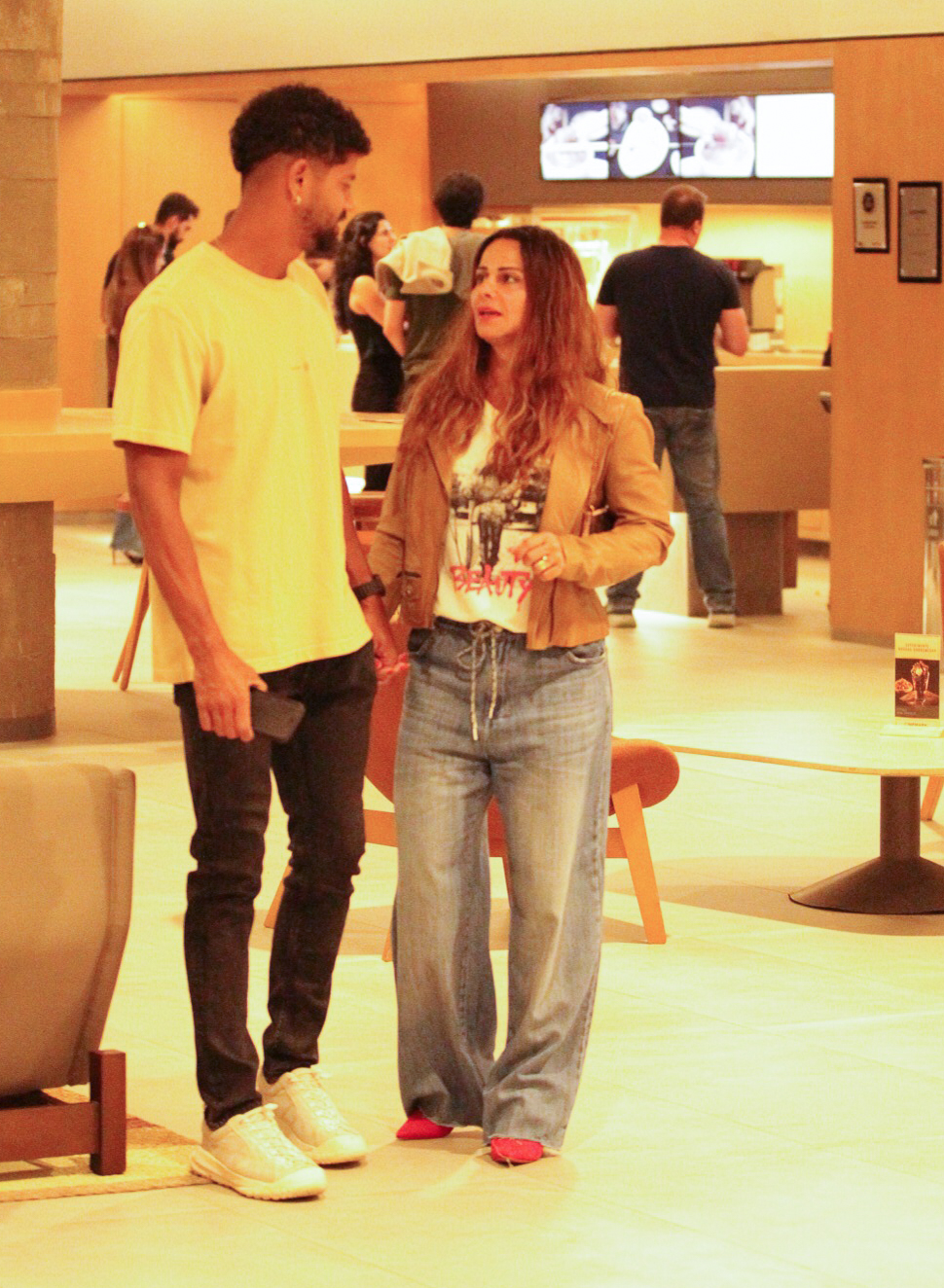Viviane Araujo com o marido