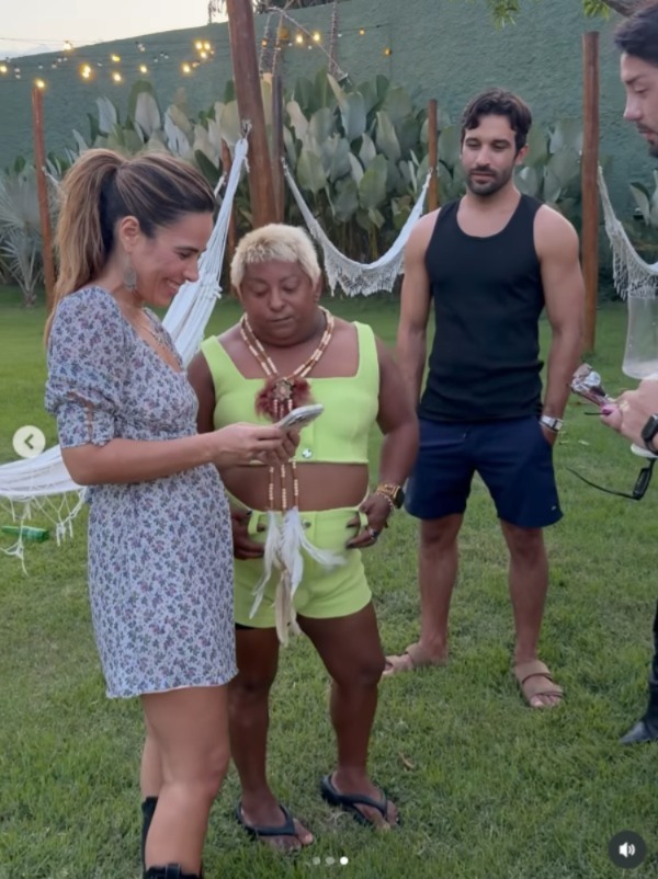 Wanessa Camargo confirmou namoro com Bruno Bevan em visita à casa de Nicole Bahls - Foto: Reprodução / Instagram @nicolebahls
