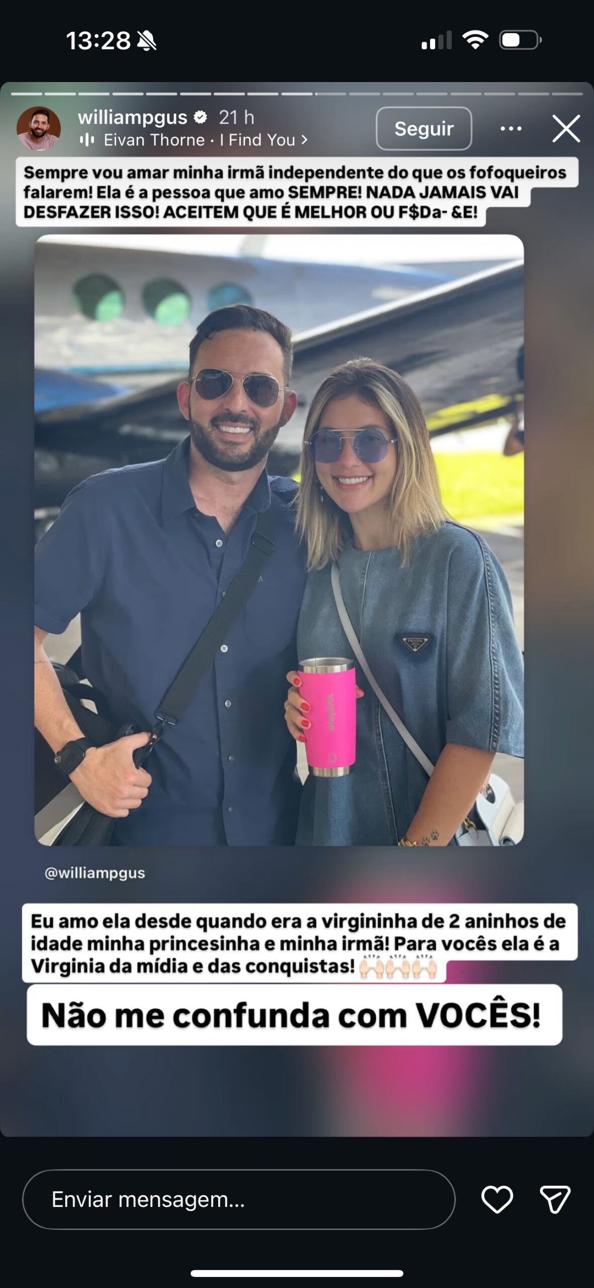 William e Virginia - Foto: Reprodução / Instagram