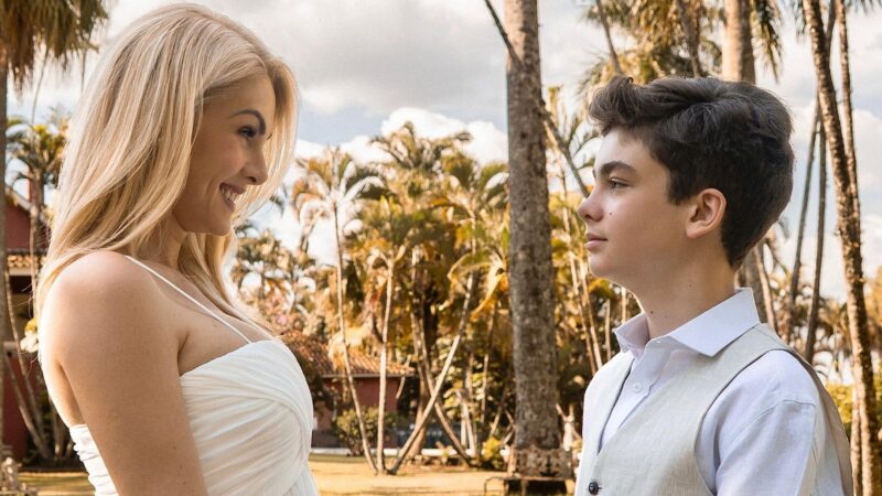 Ana Hickmann e o filho Alezinho - Foto: Divulgação