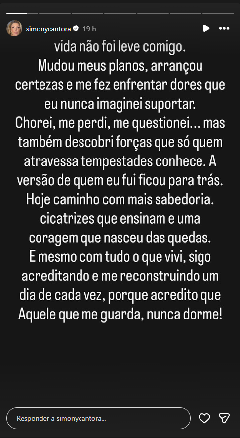 Story Simony - Foto: Reprodução/Instagram