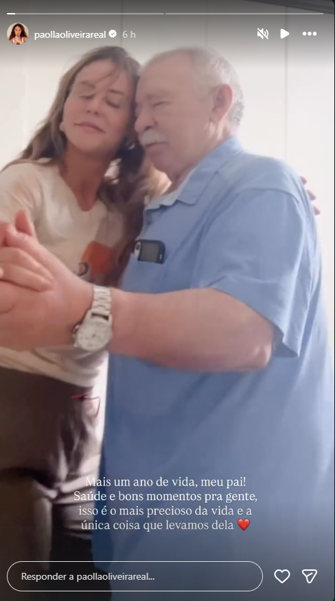 Paolla Oliveira e pai - Foto: Reprodução/Instagram