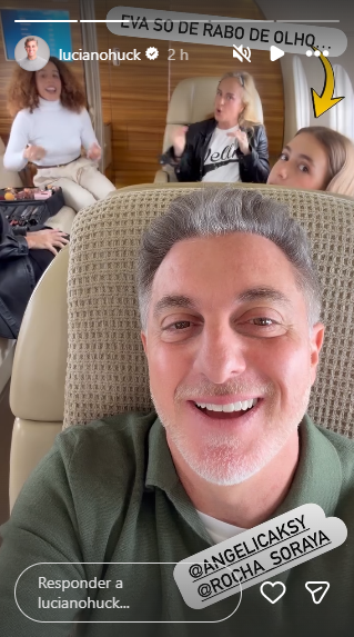 Luciano Huck, Angélica e Eva - Foto: Reprodução/instagram