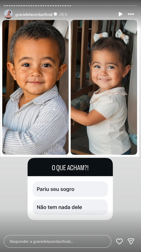 Storie Graciele Lacerda - Foto: Reprodução/Instagram