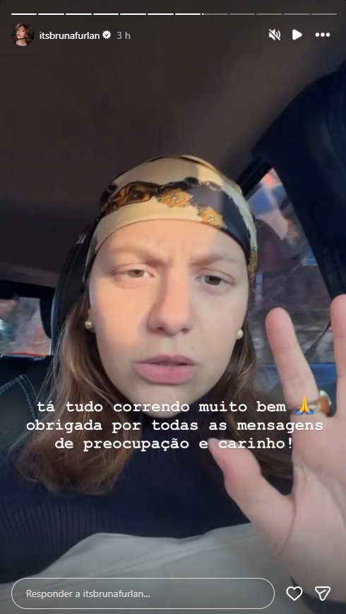 Storie Bruna Furlan - Foto: Reprodução/Instagram
