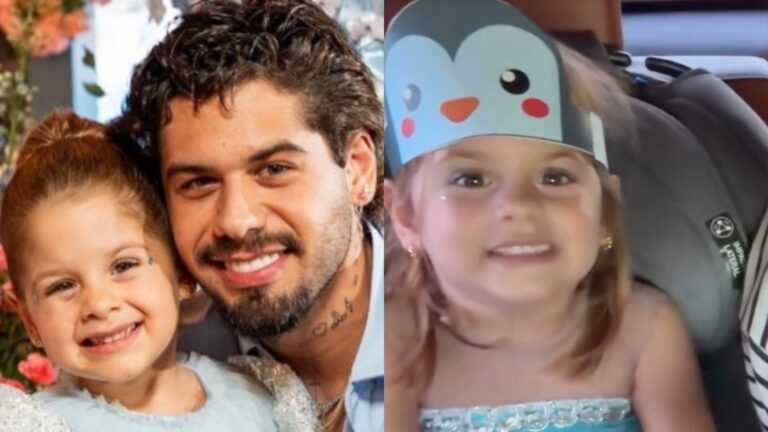 Aos 3 anos, Maria Flor solta a voz em vídeo com Zé Felipe e rouba a cena: ‘Ela entregou tudo’