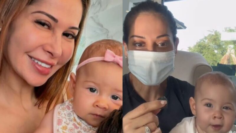 Maíra Cardi atualiza seguidores sobre estado de saúde da filha: ‘Médica vem avaliar de novo’