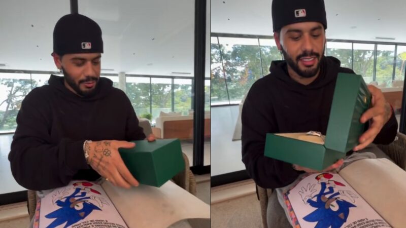 Zé Felipe recebe presente misterioso de R$ 75 mil e choca ao revelar a identidade de quem o presenteou