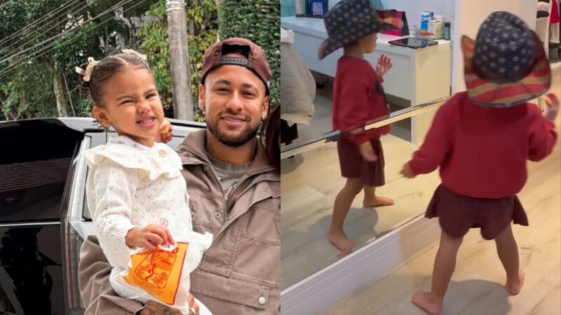 Mini boiadeira: Mavie, filha de Neymar, surge em vídeo divertido cantando sucesso sertanejo