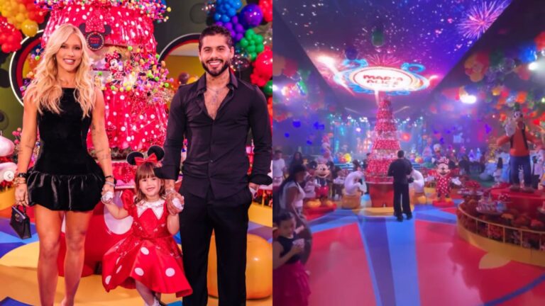 Puro luxo: Virginia mostra detalhes da festa de 5 anos de Maria Alice inspirada na Disney