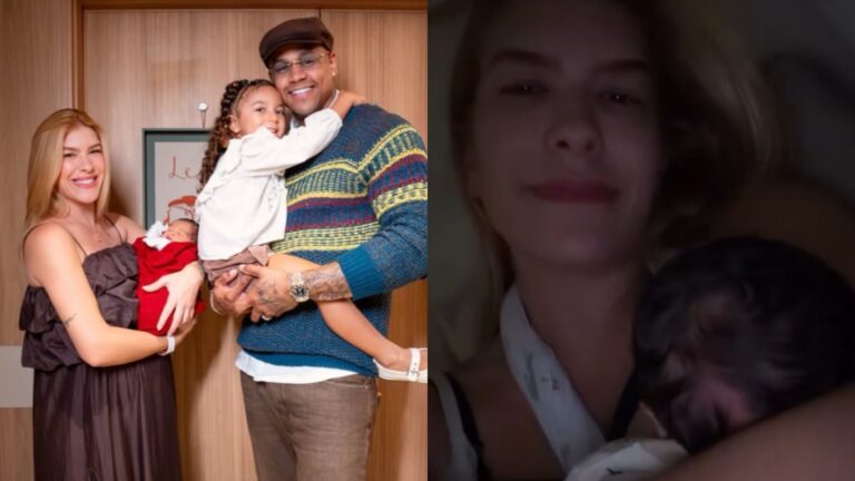 Lore Improta relata primeira madrugada com Levi após cesárea: ‘Noite intensa’