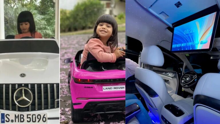 Filha de Maíra Cardi ganhou carros elétricos de R$ 8 mil e agora mãe surge em modelo de R$ 800 mil